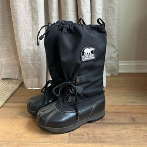 Sorel Black Snow Boots